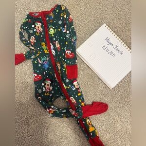 Little Sleepies Mickey Disney Parade 3t zippie guc